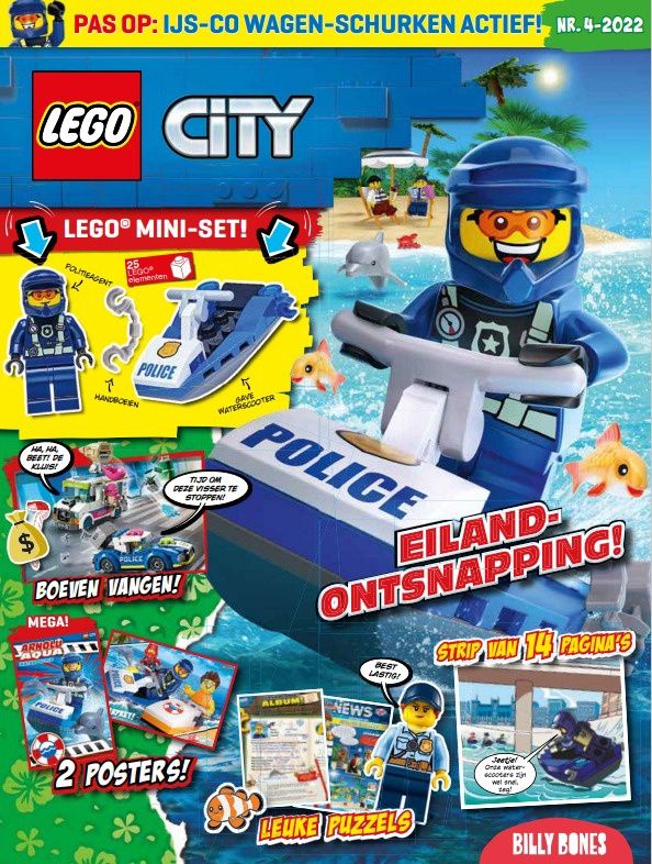 LEGO tijdschrift City 2022 Nr4 - Mini-build &amp; Minifigure