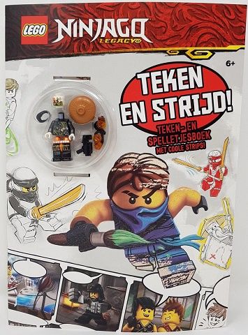 LEGO tijdschrift Ninjago Legacy Teken en strijd!