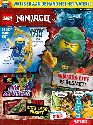 LEGO tijdschrift Ninjago 2022 nr1 - Jay