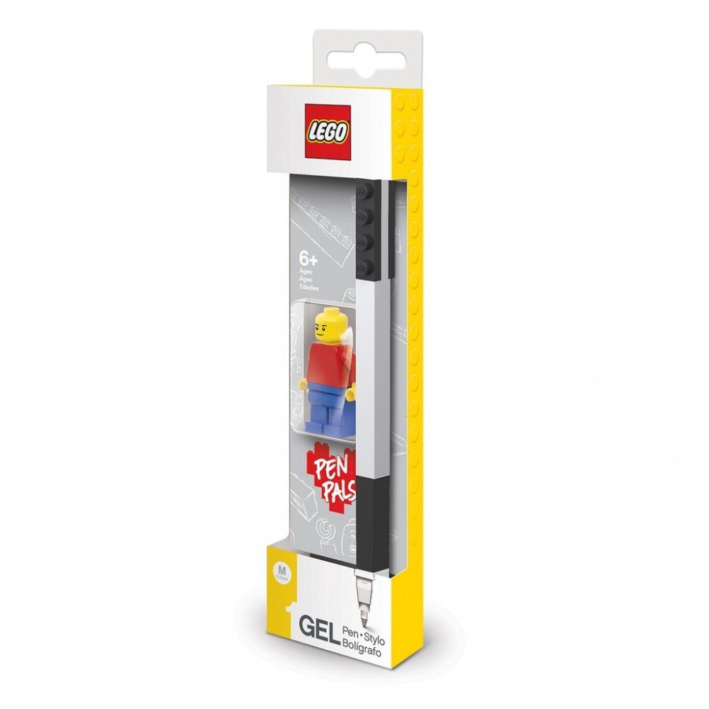 LEGO Gel Pen Met Minifiguur ZWART