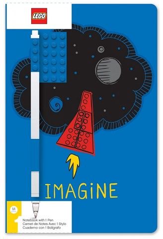 LEGO Notebook Imagine w/Gel Pen