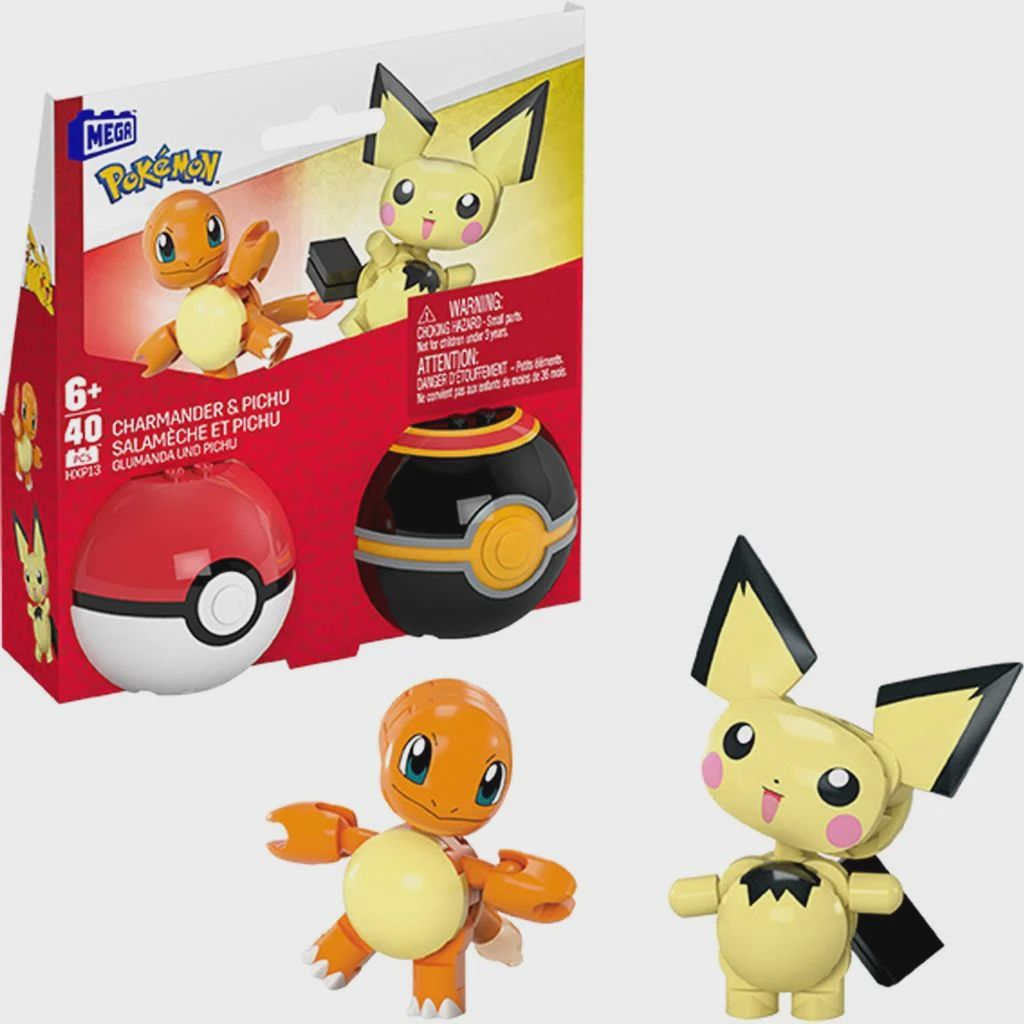 Mega Construx Pokemon Charmander And Pichu