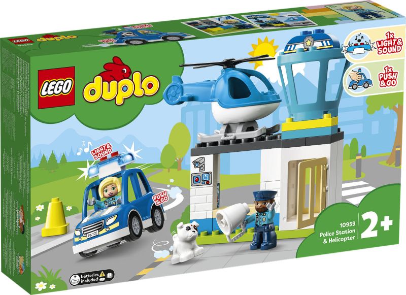 LEGO DUPLO Politiebureau en Helikopter 10959