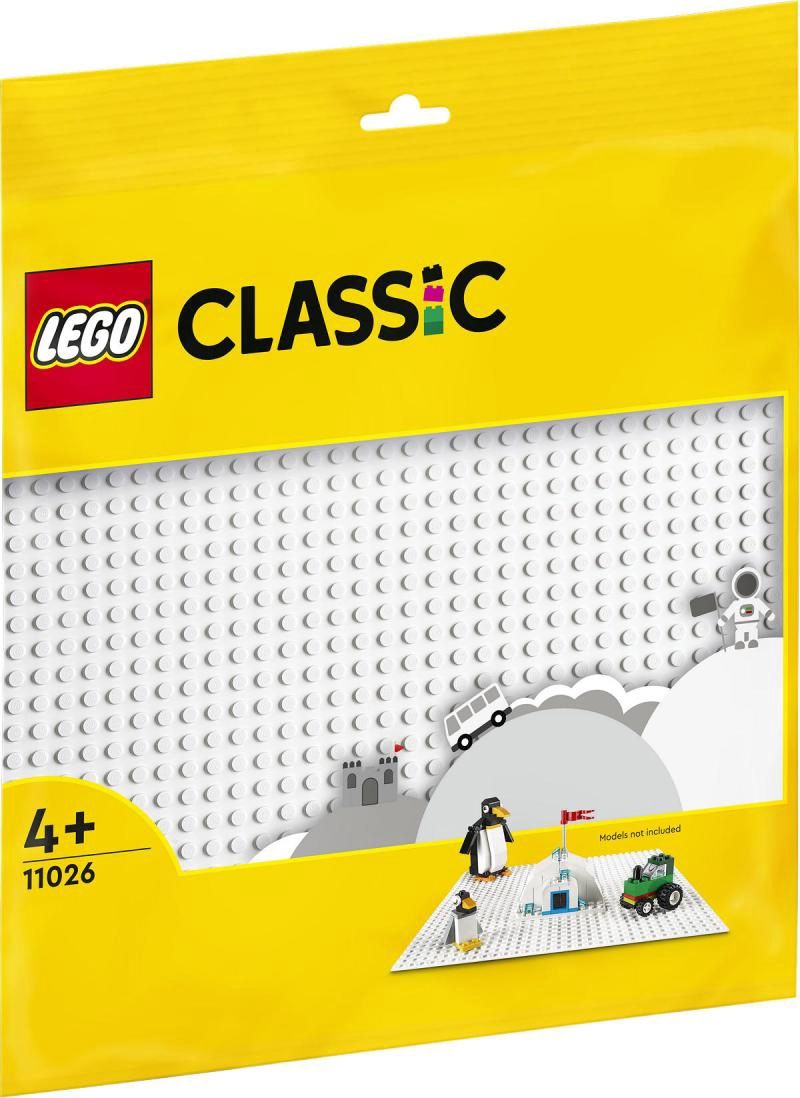 LEGO Classic Witte Bouwplaat 11026