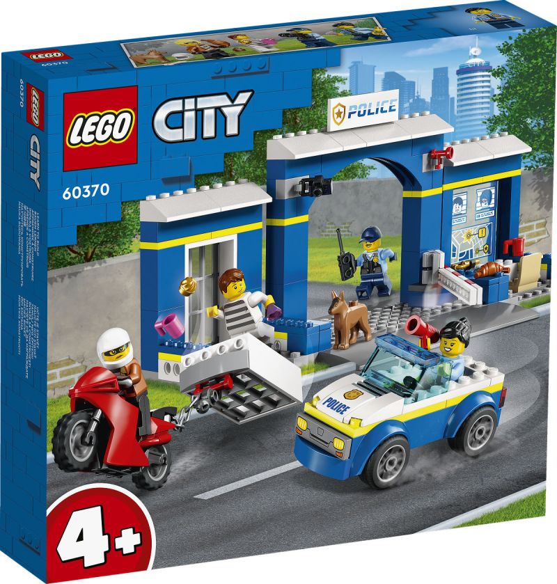 LEGO City Politie Achtervolging politiebureau 60370