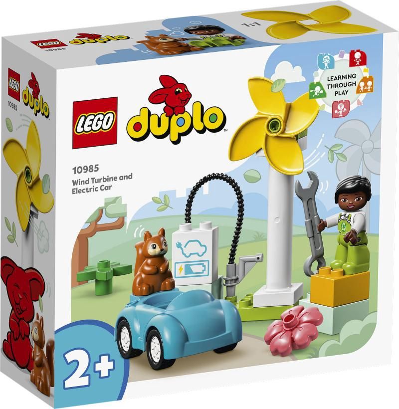 LEGO DUPLO Stad Windmolen en elektrische auto 10985