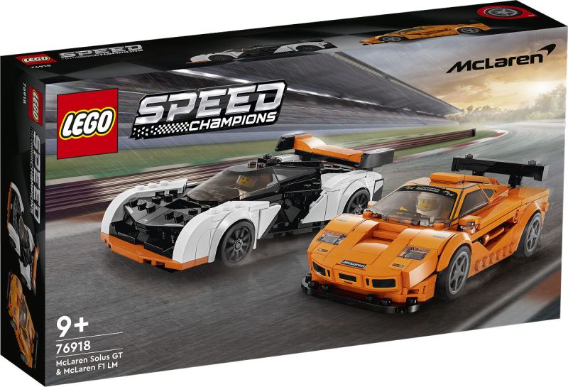 LEGO Speed Champions McLaren Solus GT &amp; McLaren F1 LM 76918
