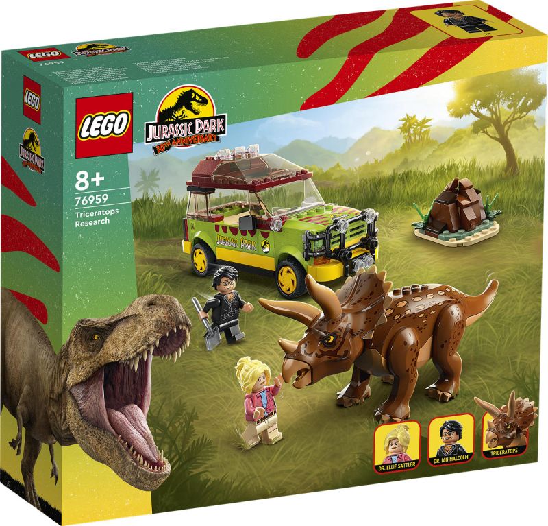 LEGO Jurassic World Triceraptops onderzoek 76959