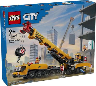 LEGO City Big Vehicles Gele mobiele bouwkraan 60409