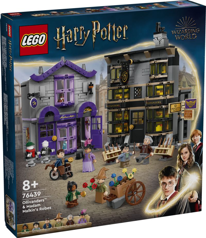 LEGO Harry Potter Olivanders en Madame Mallekins gewaden 76439