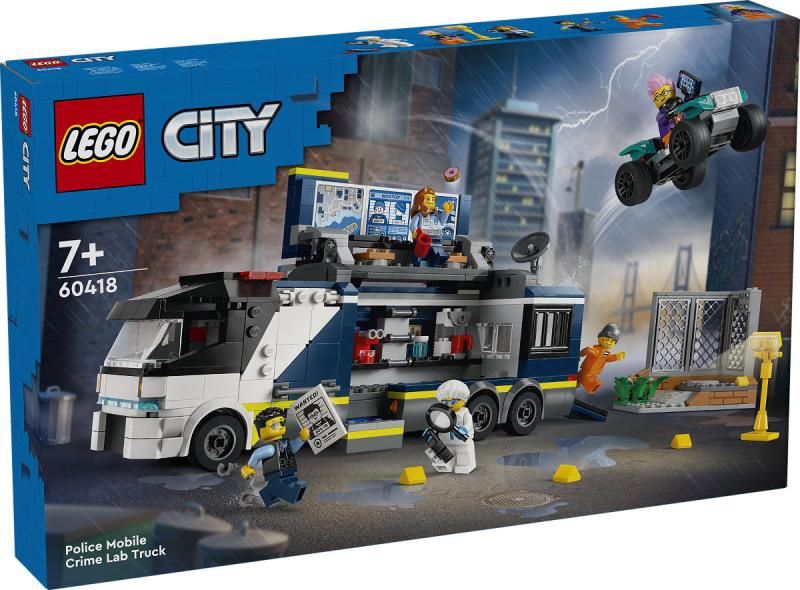 LEGO City Politie Politielaboratorium in truck 60418