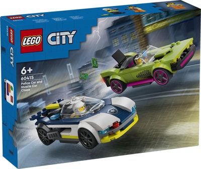LEGO City Politie Politiewagen en snelle autoachte 60415