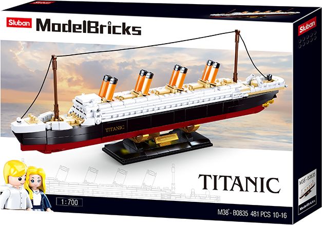 Sluban Model Bricks Titanic M38-B0835