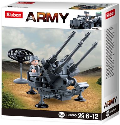 Sluban Army Duits Afweergeschut M38-B0680D