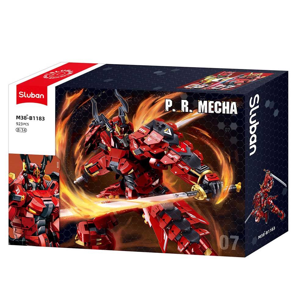 Sluban Atomic Storm P.R. Mecha rood/zwart M38-B1183