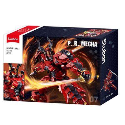 Sluban Atomic Storm P.R. Mecha rood/zwart M38-B1183