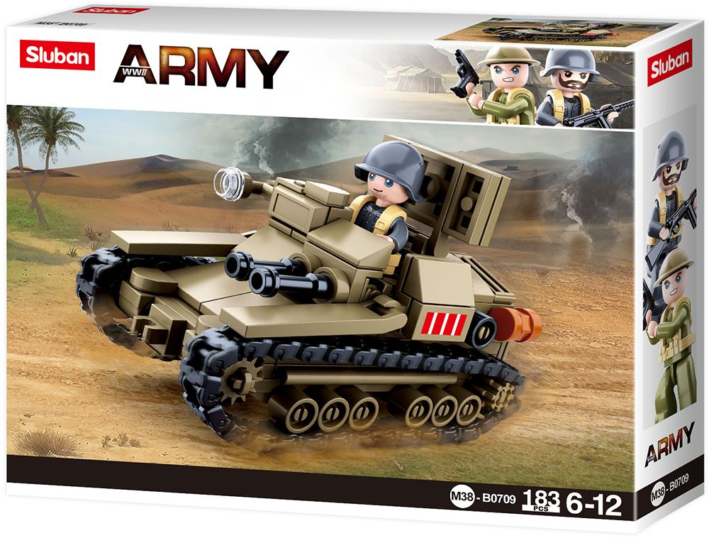 Sluban Army Kleine Italiaanse Tank M38-B0709