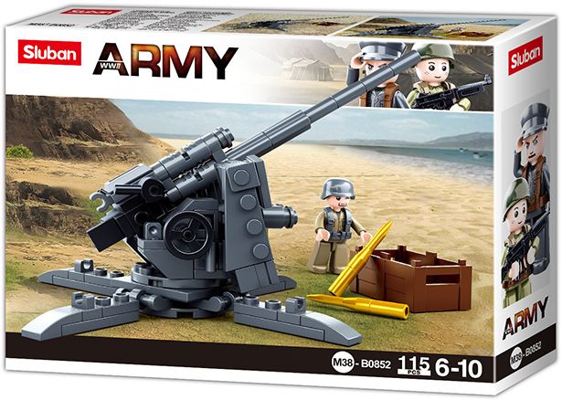 Sluban Army Lucht afweergeschut M38-B0852