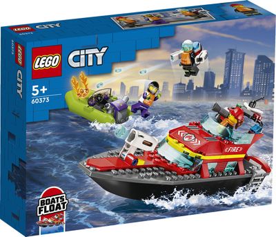LEGO City Brandweer Reddingsboot Brand 60373