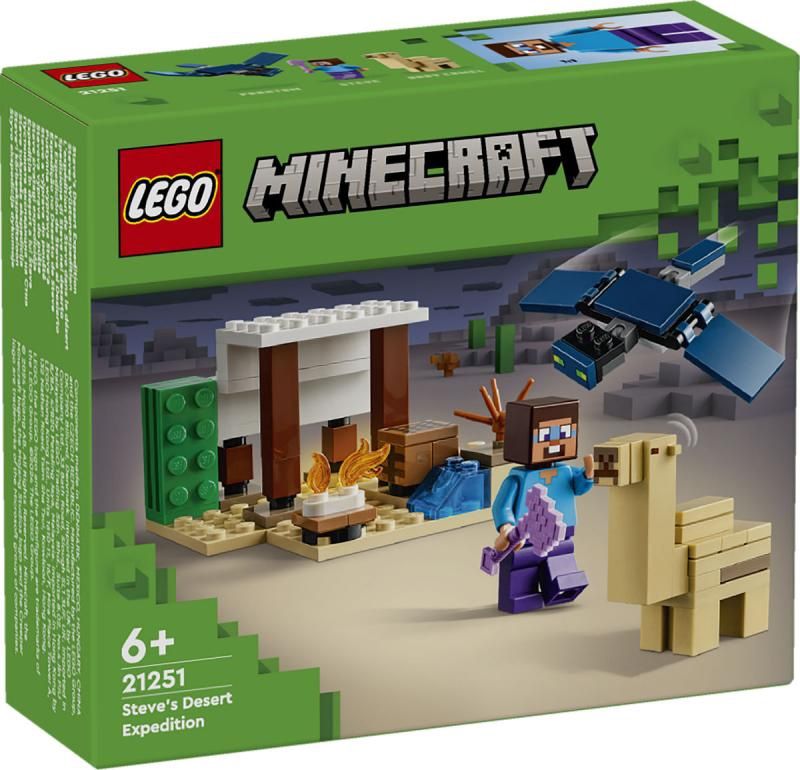 LEGO Minecraft Steve&#39;s woestijnexpeditie 21251