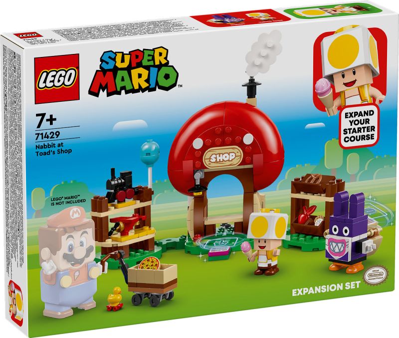 LEGO Super Mario Uitbreidingsset: Nabbit bij Toads winkeltje 71429