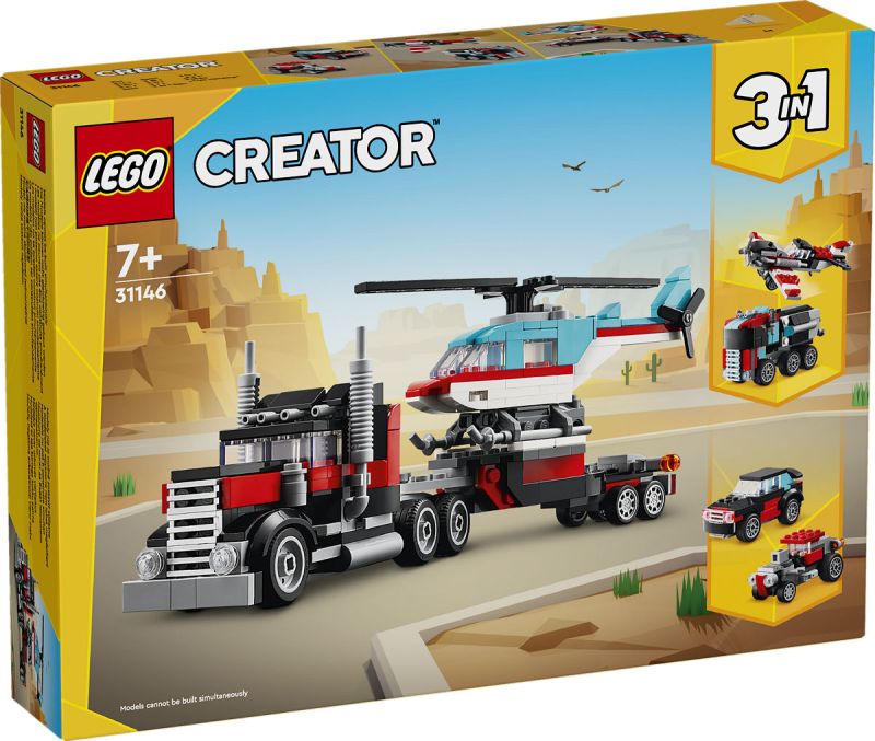 LEGO Creator Truck met helikopter 31146
