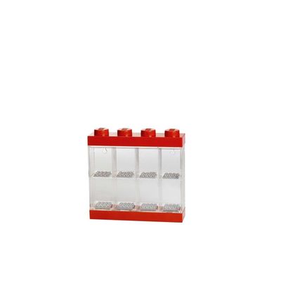 LEGO Vitrine Minifigure 8  Rood