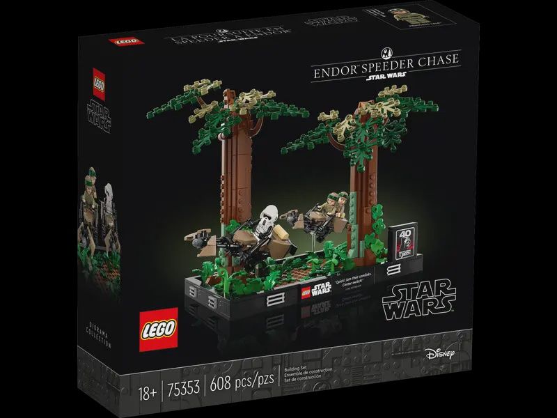 LEGO Star Wars Endor Speeder Chase Diorama 75353