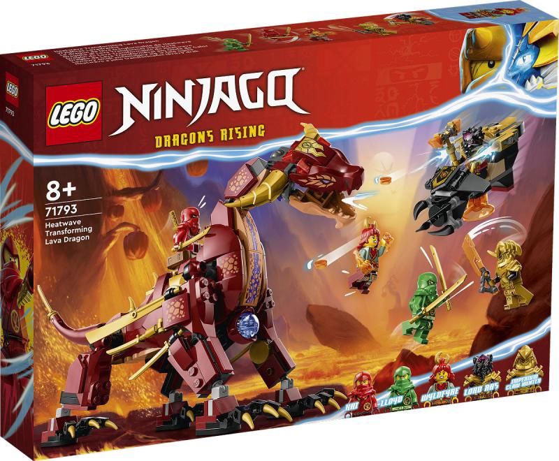 LEGO Ninjago Heatwave transformerende lavadraak 71793
