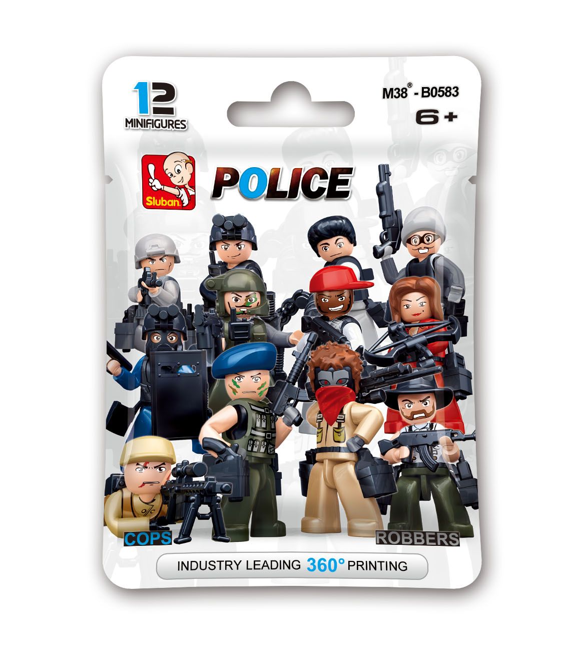 Sluban Cops &amp; Robbers  Polybags M38-B0583