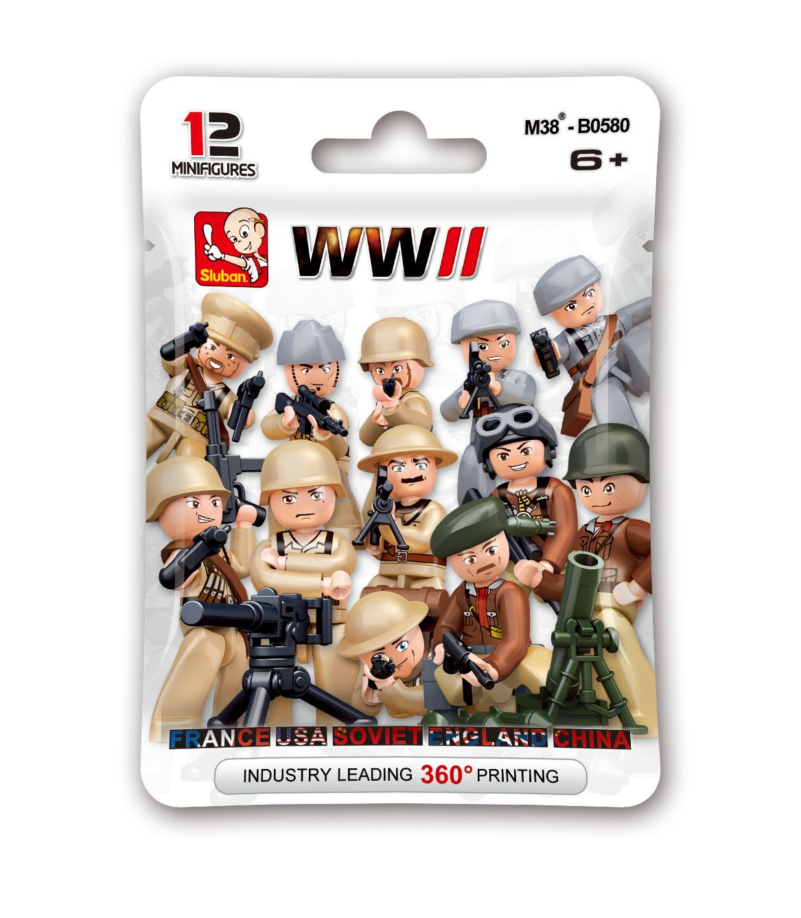 Sluban WWII Soldaten Polybags M38-B0580