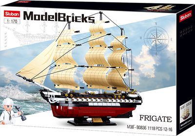 Sluban - Model Bricks USS Fregat M38-B0836