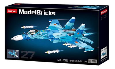 Sluban - Model Bricks Blauwe Straaljager 2 in1 M38-B0985