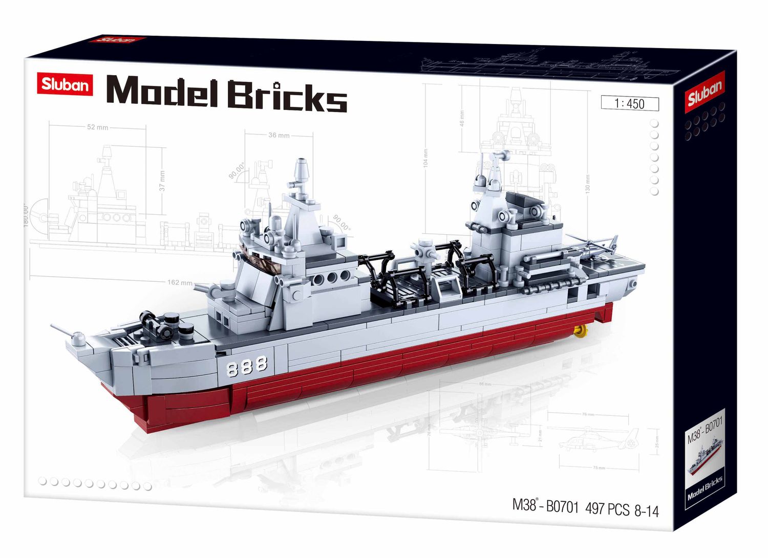 Sluban - Model Bricks Bevooradingsschip M38-B0701