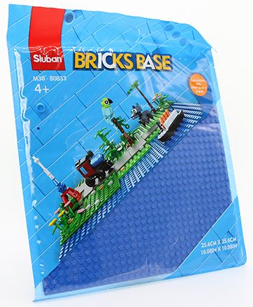 Sluban Basisplaat 32 x 32 Blauw M38-B0833E