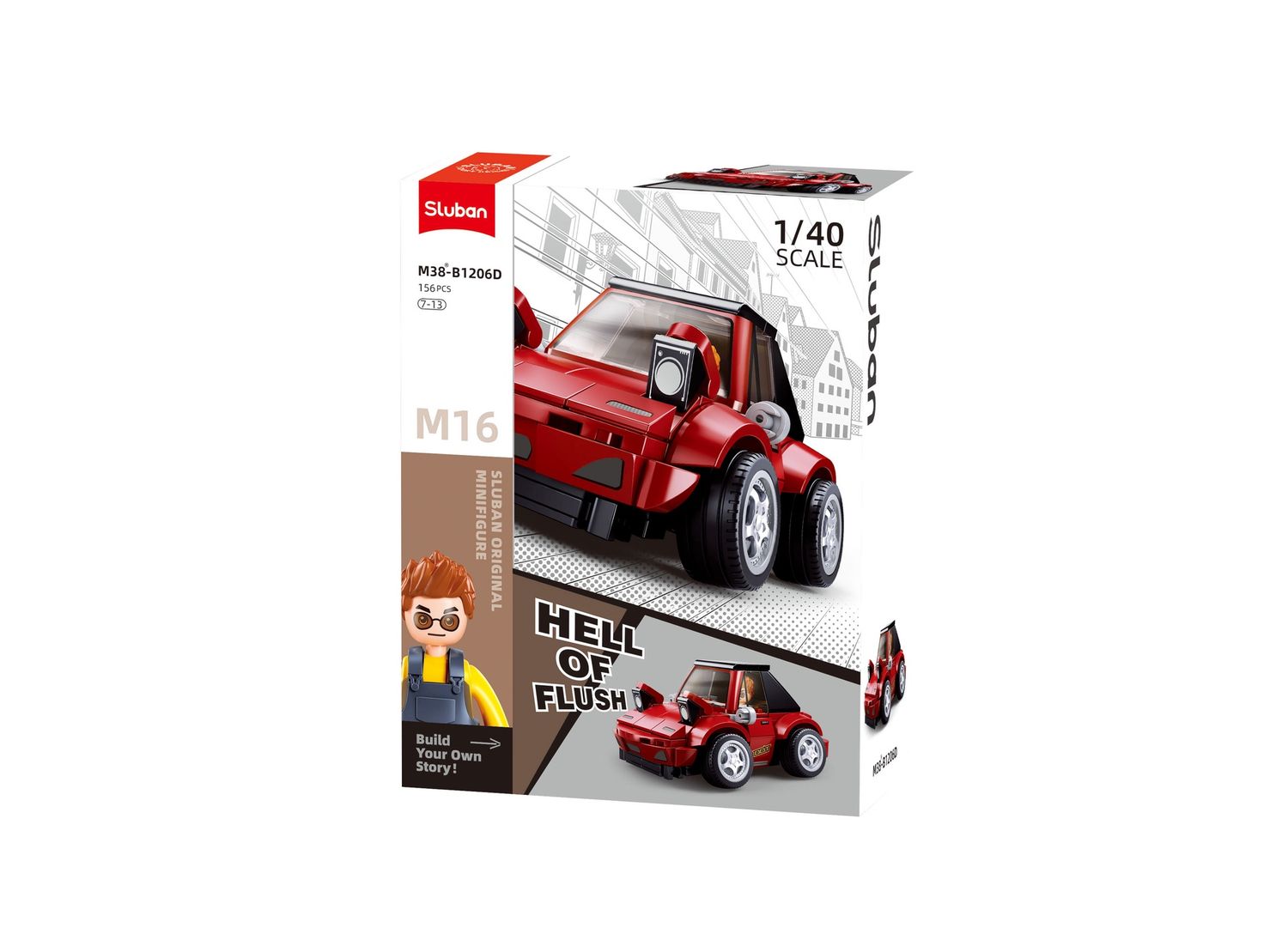 Sluban - Car Club MCAR M16 M38-B1206D