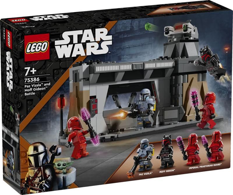 LEGO Star Wars Paz Vizsla en Moff Gideon duel 75386