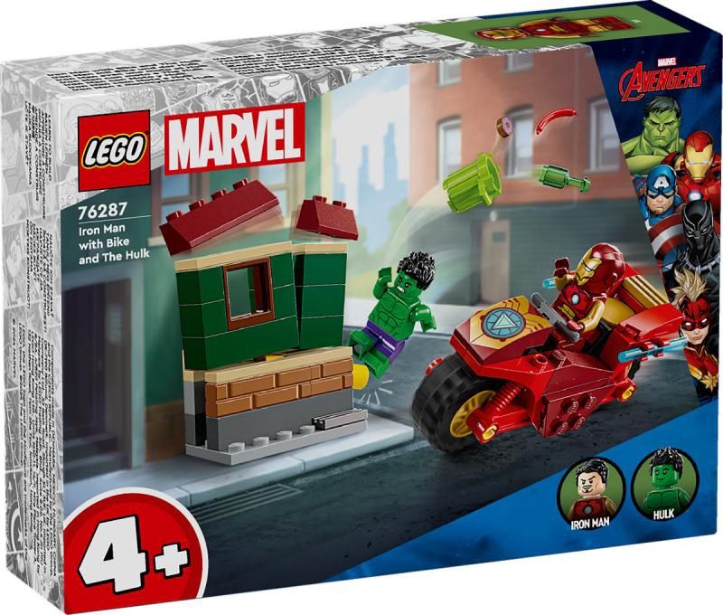 LEGO Super Heroes Iron Man met motor en de Hulk 76287