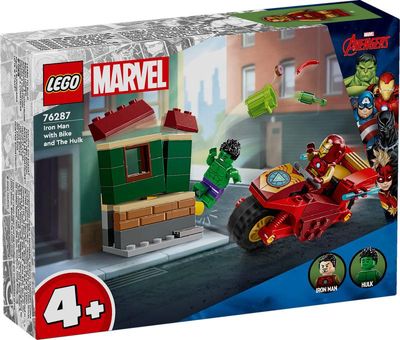 LEGO Super Heroes Iron Man met motor en de Hulk 76287