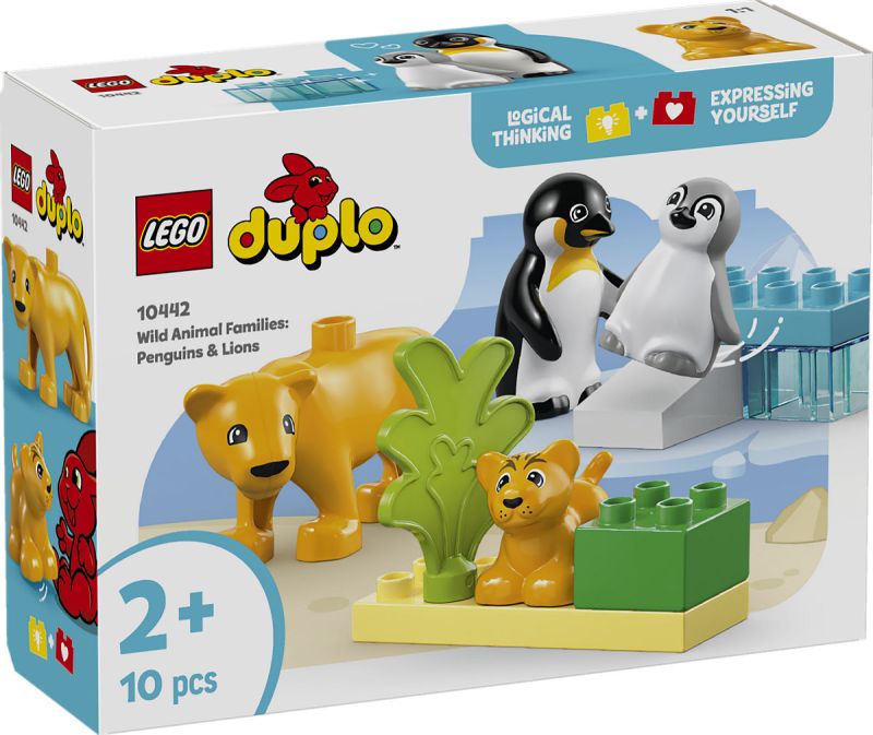 LEGO DUPLO Stad Families van wilde dieren: pinguïns en leeuwen 10442