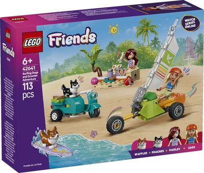 LEGO Friends Surf- en scooterplezier met de honden 42641