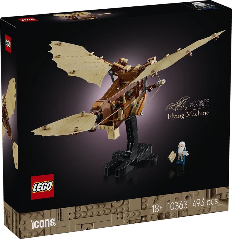 LEGO Icons De vliegmachine van Leonardo da Vinci 10363
