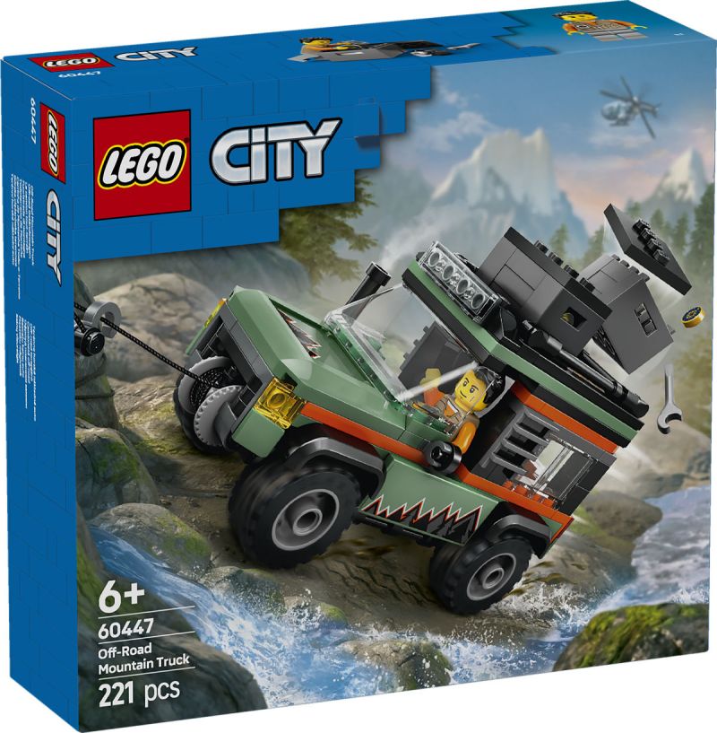 LEGO City Voertuigen 4x4 terreinwagen voor in de bergen 60447