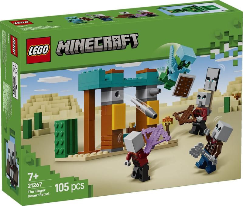LEGO Minecraft De Illagers in de woestijn 21267
