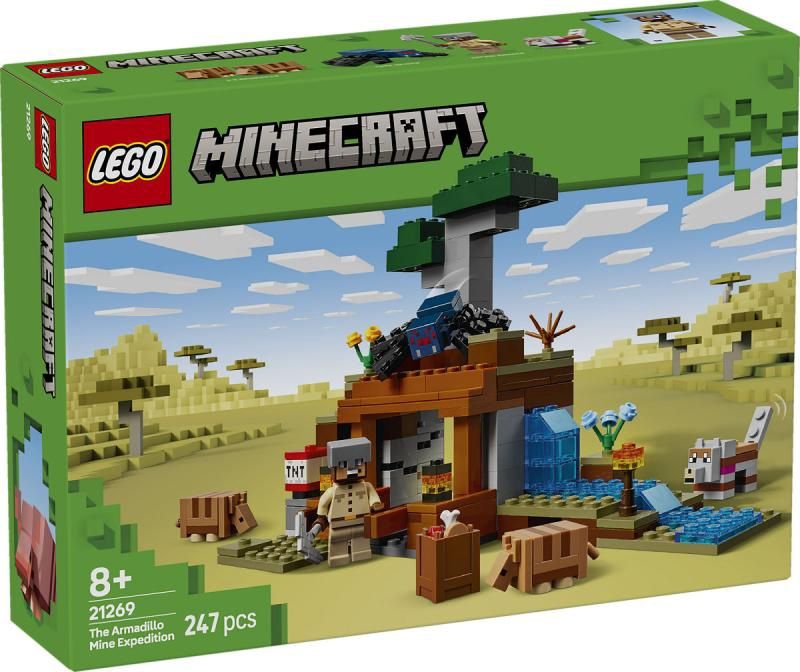 LEGO Minecraft De gordeldieren bij de mijn 21269