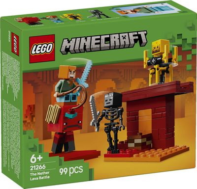 LEGO Minecraft De lavastrijd in de Nether 21266