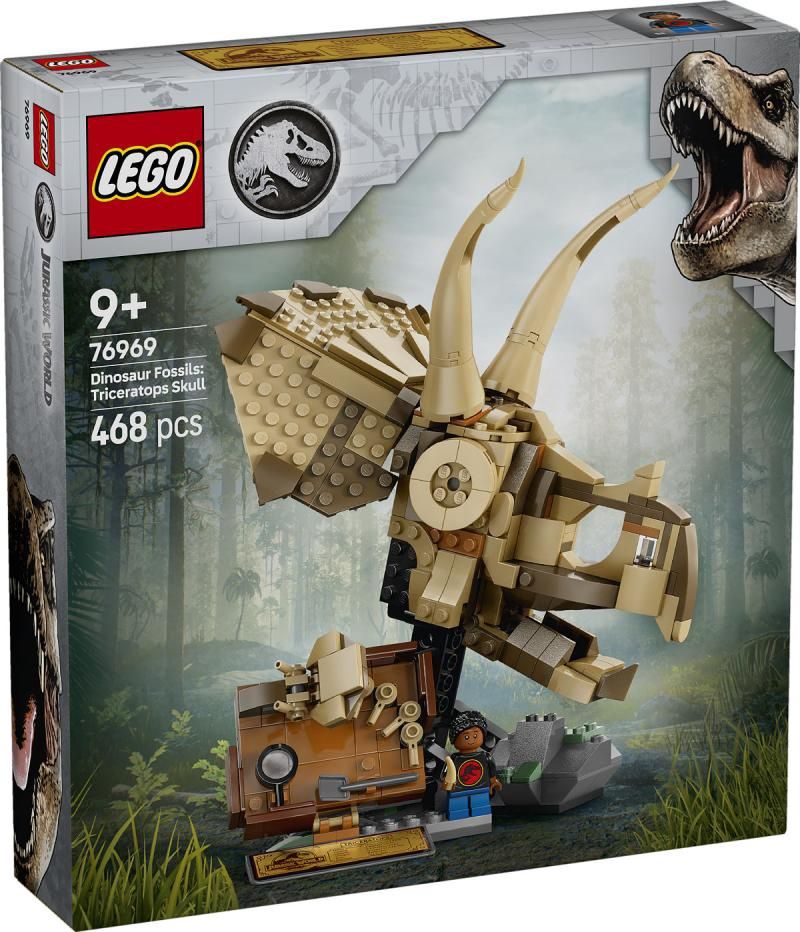 LEGO Jurassic World Dinosaurusfossielen: Triceratops schedel 76969