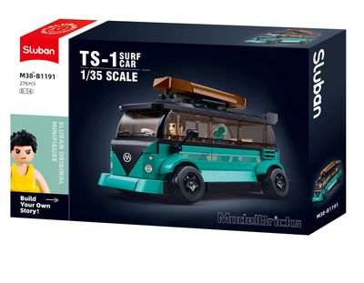 Sluban Model Bricks Surf Auto M38-B1191