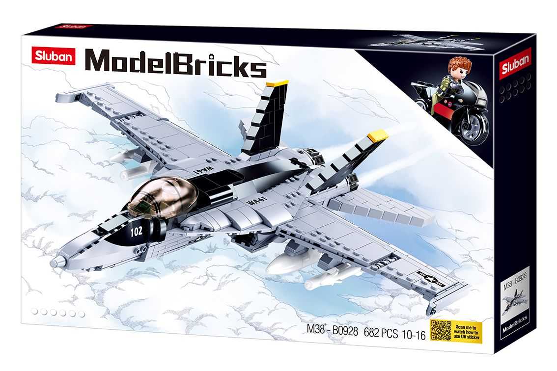 Sluban Model Bricks Super Bumblebee Fighter M38-B0928