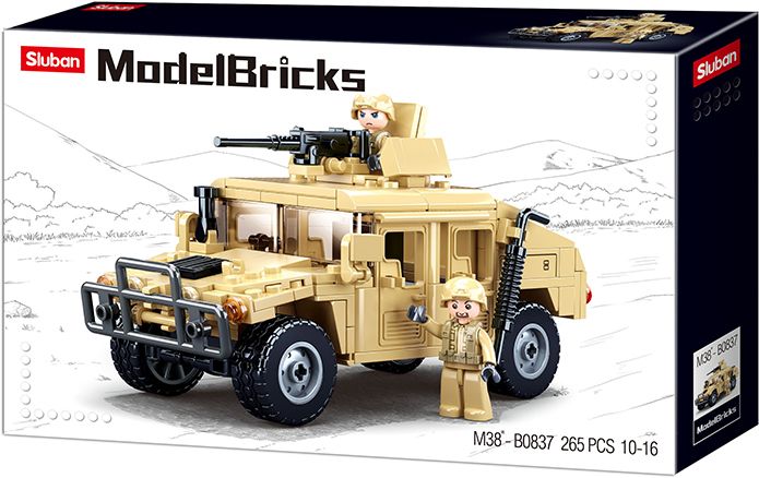 Sluban Model Bricks Gevechtsoff-roader M38-B0837